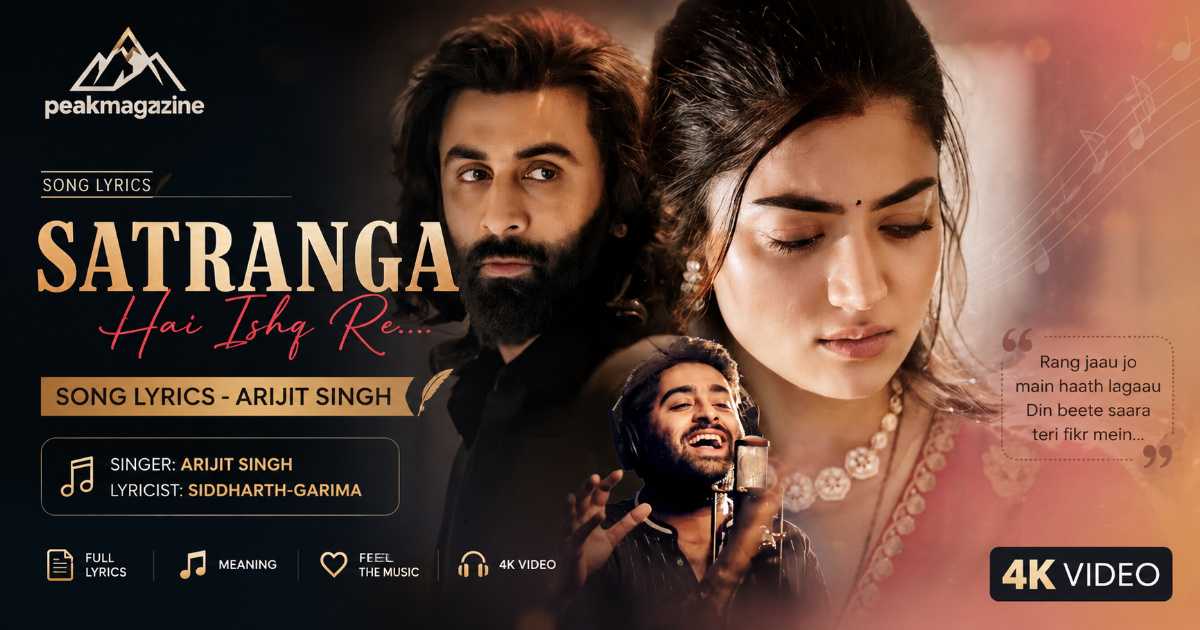 Satranga Song Lyrics- Arijit Singh